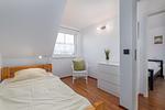 kleines Schlafzimmer - Doppelhaushälfte "Am Krug" - Top-Hundeurlaub