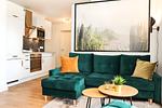 Wohnzimmer - Villa Sanddorn WE 01 - Top-Hundeurlaub
