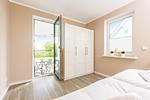 Schlafzimmer mit Ausgang zur Terrasse - Seeresidenz WE 02 - Top-Hundeurlaub