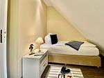 Schlafzimmer - Ferienpark Seepferdchen, Haus Usedom 1c - Top-Hundeurlaub