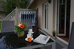 Terrasse - Ferienpark Seepferdchen, Haus Zingst 3a - Top-Hundeurlaub