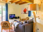 Wohnzimmer - Ferienpark Seepferdchen, Haus Zingst 5b - Top-Hundeurlaub