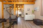 Wohnzimmer - Ferienpark Seepferdchen, Haus Usedom 7a - Top-Hundeurlaub