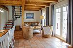 Wohnzimmer - Ferienpark Seepferdchen, Haus Zingst 15B - Top-Hundeurlaub