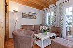 Wohnzimmer - Ferienpark Seepferdchen, Haus Usedom 17d - Top-Hundeurlaub