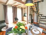 Wohnzimmer - Ferienpark Seepferdchen, Haus Zingst 19a - Top-Hundeurlaub