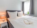 Schlafzimmer - Ferienpark Seepferdchen, Haus Zingst 19a - Top-Hundeurlaub