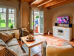 Wohnzimmer - Ferienpark Seepferdchen, Haus Usedom 25c - Top-Hundeurlaub