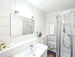 Badezimmer - Ferienpark Seepferdchen, Haus Usedom 25c - Top-Hundeurlaub