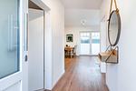 Fassade / Eingang - Apartment am Deich 02 - Top-Hundeurlaub