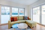 Wohnzimmer - Apartment am Deich 02 - Top-Hundeurlaub