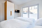 Schlafzimmer - Apartment am Deich 02 - Top-Hundeurlaub
