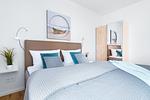 Schlafzimmer - Ocean Deep - Top-Hundeurlaub