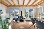 Kamin-/Ofen - Ferienhaus Sommerhuus Olpenitz - Top-Hundeurlaub