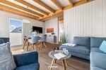 Wohnzimmer - Ferienhaus Sommerhuus Olpenitz - Top-Hundeurlaub
