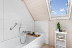 Badezimmer - Ferienhaus Sommerhuus Olpenitz - Top-Hundeurlaub