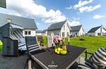 Gartenblick - Ferienhaus Sommerhuus Olpenitz - Top-Hundeurlaub