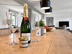 Küche / Küchenzeile - Ferienwohnung Penthouse 17 im Haus Düne 7 Prora - Top-Hundeurlaub