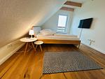 Schlafzimmer - Ferienwohnung Hafenblick - Top-Hundeurlaub