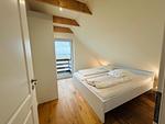 Schlafzimmer - Ferienwohnung Hafenblick - Top-Hundeurlaub