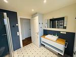 Badezimmer - Ferienwohnung Hafenblick - Top-Hundeurlaub