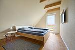 Schlafzimmer - Ferienwohnung Hafenblick - Top-Hundeurlaub