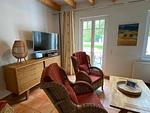 Wohnzimmer - Ferienpark Seepferdchen, Haus Usedom 6b - Top-Hundeurlaub
