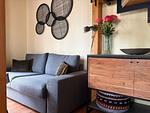 Wohnzimmer - Ferienpark Seepferdchen, Haus Zingst 11a - Top-Hundeurlaub
