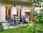 Terrasse - Ferienpark Seepferdchen, Haus Zingst 11a - Top-Hundeurlaub