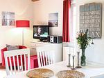 Wohnzimmer - Ferienpark Seepferdchen, Haus Zingst 12b - Top-Hundeurlaub