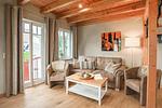 Wohnzimmer - Ferienpark Seepferdchen, Haus Usedom 25a - Top-Hundeurlaub