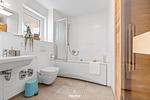 Badezimmer - Ferienwohnung Knuts Koje Olpenitz - Top-Hundeurlaub