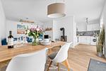 Wohnzimmer - Ferienwohnung Knuts Koje Olpenitz - Top-Hundeurlaub