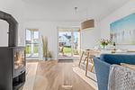 Wohnzimmer - Ferienwohnung Knuts Koje Olpenitz - Top-Hundeurlaub