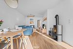 Wohnzimmer - Ferienwohnung Knuts Koje Olpenitz - Top-Hundeurlaub
