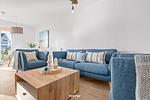 Wohnzimmer - Ferienwohnung Knuts Koje Olpenitz - Top-Hundeurlaub