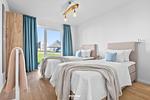Schlafzimmer - Ferienwohnung Knuts Koje Olpenitz - Top-Hundeurlaub