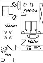 Grundriss - Objekt-Nr. 281 - Ort - Roggenbukstraße - Top-Hundeurlaub