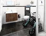 Badezimmer - Apartment 7/7 EG barrierefrei - überdachte Terrasse - Top-Hundeurlaub