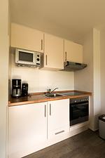 Küche / Küchenzeile - Ferienwohnung Dat Ferienhus Norddeich Whg. 3 - Top-Hundeurlaub