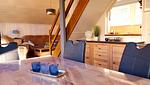 Essbereich mit Blick in Küche und Wohnzimmer - Wildgans 133 - Top-Hundeurlaub