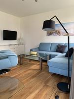 Wohnzimmer - Ferienhaus Nordlicht - Top-Hundeurlaub