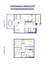 Grundriss - Ferienhaus Nordlicht - Top-Hundeurlaub