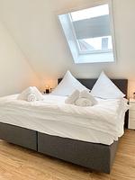Schlafzimmer - Ferienhaus Leo - Top-Hundeurlaub