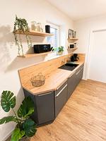 Küche / Küchenzeile - Ferienhaus Leo - Top-Hundeurlaub
