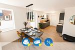 Wohnzimmer - Ferienhaus Leo - Top-Hundeurlaub