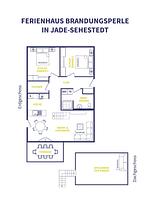 Grundriss - Ferienhaus Brandungsperle - Top-Hundeurlaub