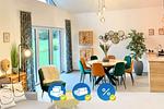 Wohnzimmer - Ferienhaus Familienglück - Top-Hundeurlaub