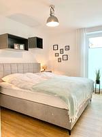 Schlafzimmer - Ferienhaus Moewe - Top-Hundeurlaub