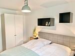 Schlafzimmer - Ferienhaus Moewe - Top-Hundeurlaub